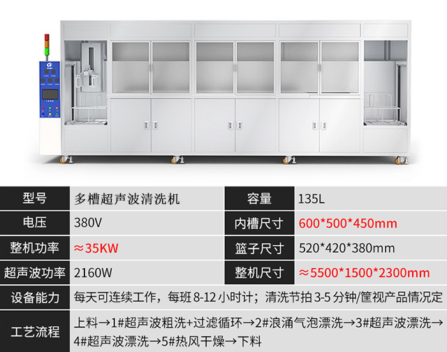 多槽式超声波清洗机价格多少